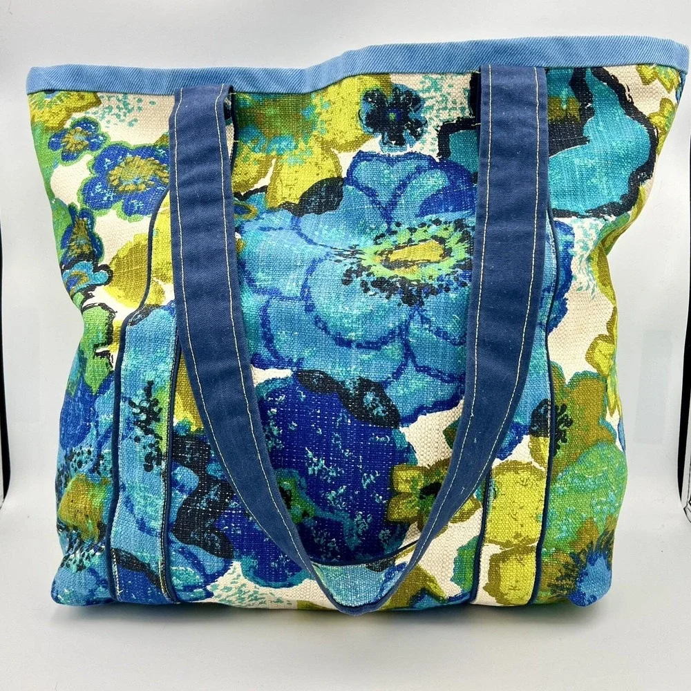 Vintage Upholstery fabric Bags 1960‎ 1970 | Upcycled | Recycled |
